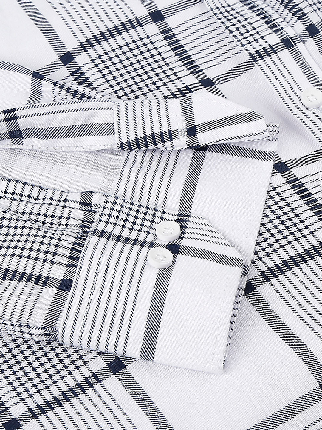 Vintage Checked Cotton Shirt for Men