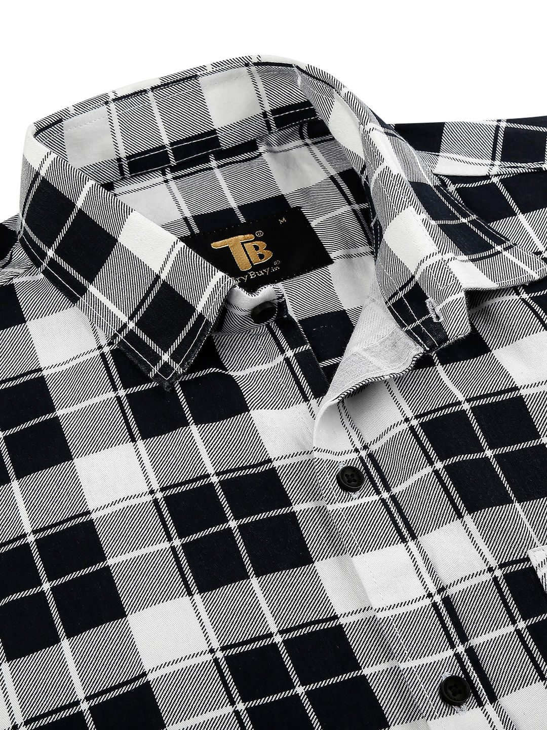 Breezy Cotton Checked Shirt for Men