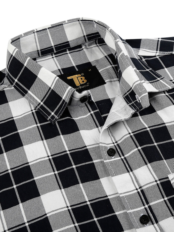 Breezy Cotton Checked Shirt for Men 2