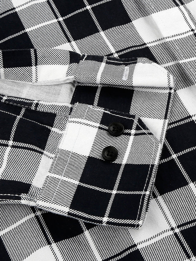 Breezy Cotton Checked Shirt for Men