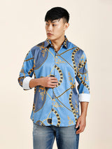 Pushpa 2 Abstract Printed Men's Shirt 5