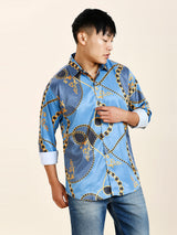 Pushpa 2 Abstract Printed Men's Shirt 6