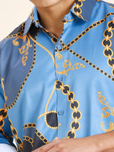 Pushpa 2 Abstract Printed Men's Shirt 2