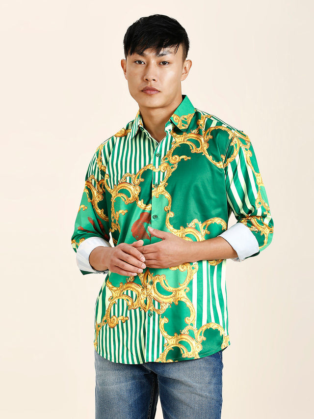 Pushpa 2 Abstract Printed Men's Shirt — TryBuy®