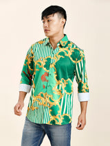 Pushpa 2 Abstract Printed Men's Shirt 5