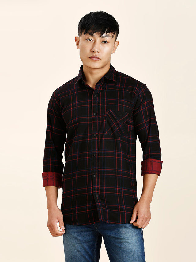 Angeles Checked Men's Shirt — TryBuy®