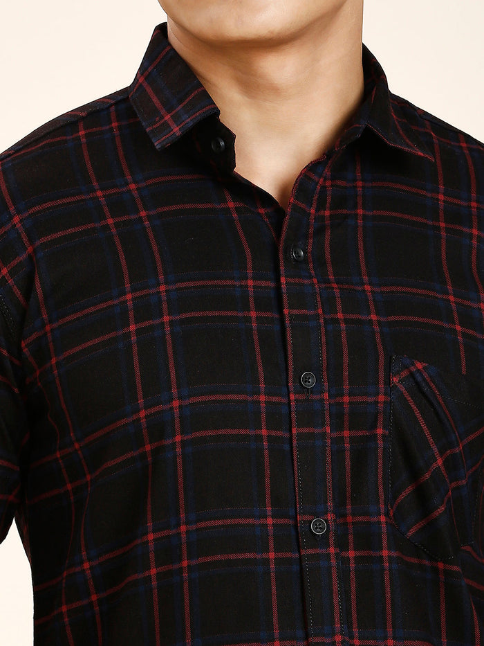 Angeles Cotton Checked Shirt for Men 2