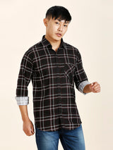 Drag Checked Men's Shirt 1