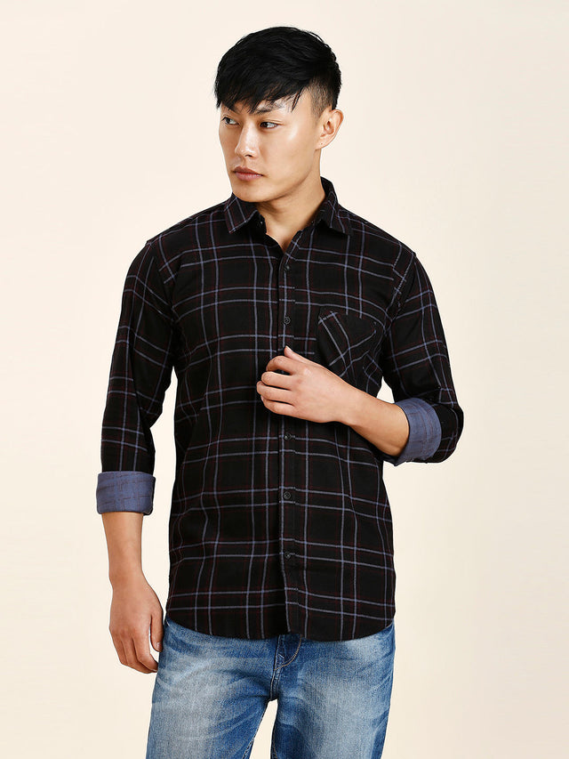 Denzy Checked Men's Shirt — TryBuy®