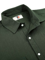 Green Double Pocket Shirt for Men 3