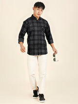 Versatile Checked Men's Shirt 4