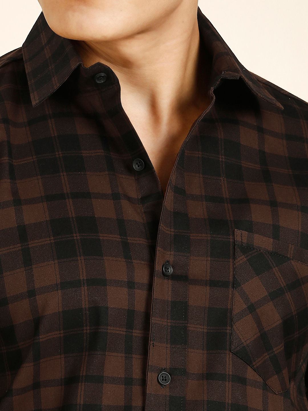 Rich Checked Cotton Shirt for Men