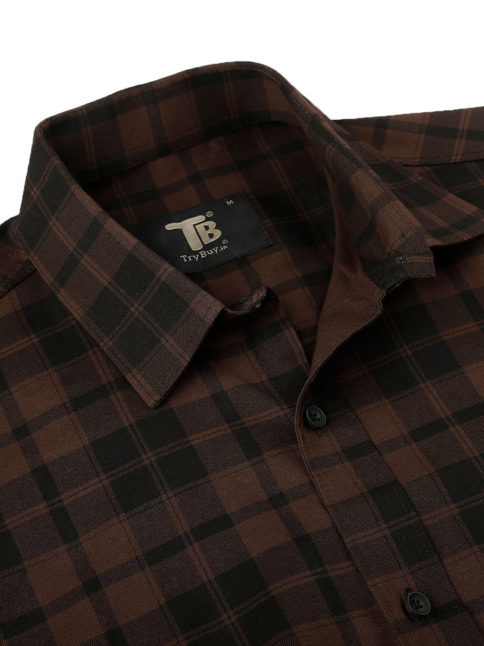 Rich Checked Cotton Shirt for Men 2