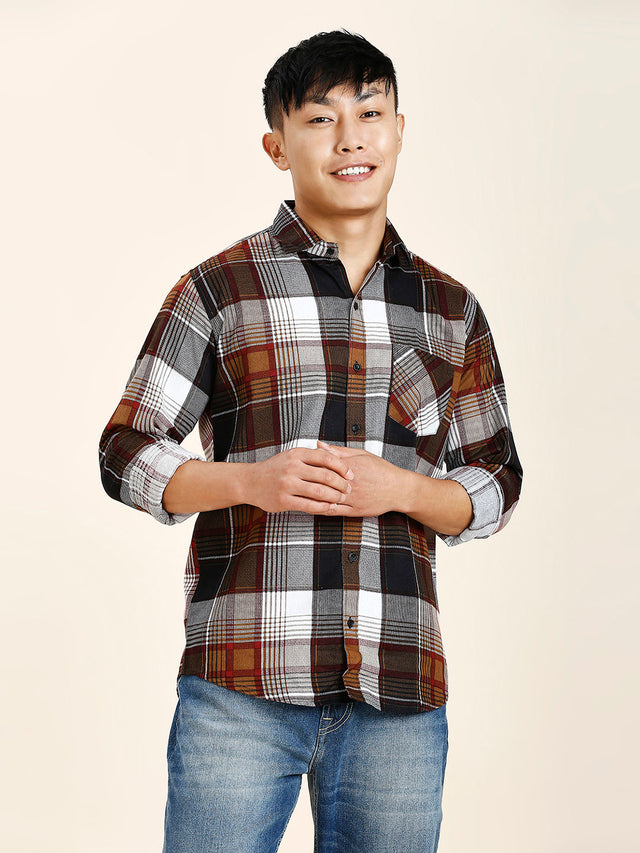 Creo Checked Men's Shirt — TryBuy®
