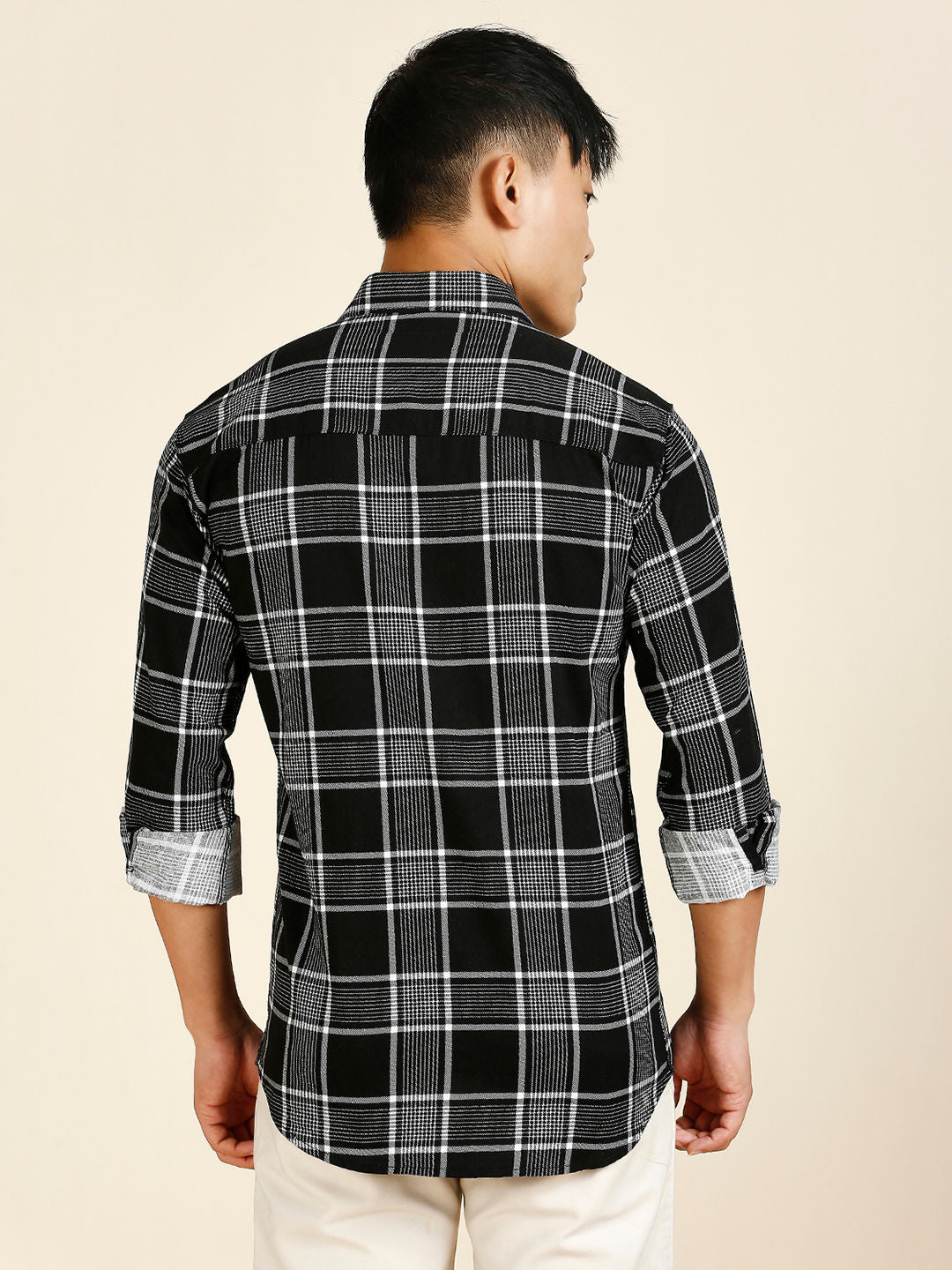 Urban Checked Cotton Shirt for Men - TB_449