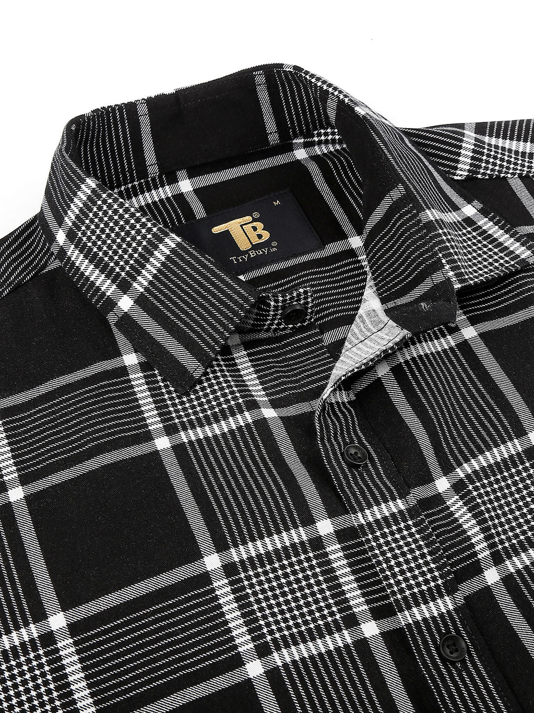 Urban Checked Cotton Shirt for Men - TB_449