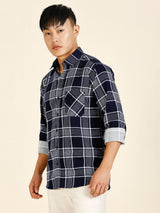 Earthy Checked Men's Shirt 4