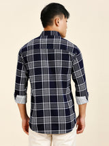Earthy Checked Men's Shirt 6