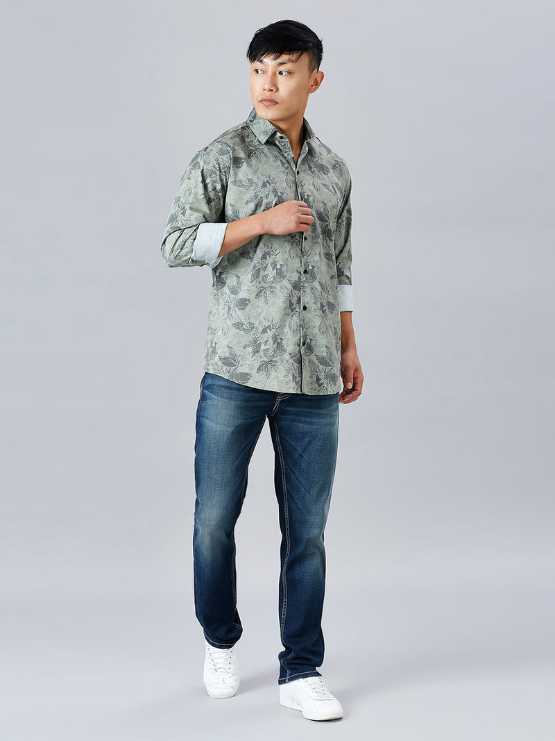 Kekhire Floral Printed Men's Shirt 7