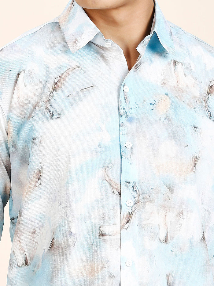 Cairo Cotton Blend Printed Shirt for Men 2