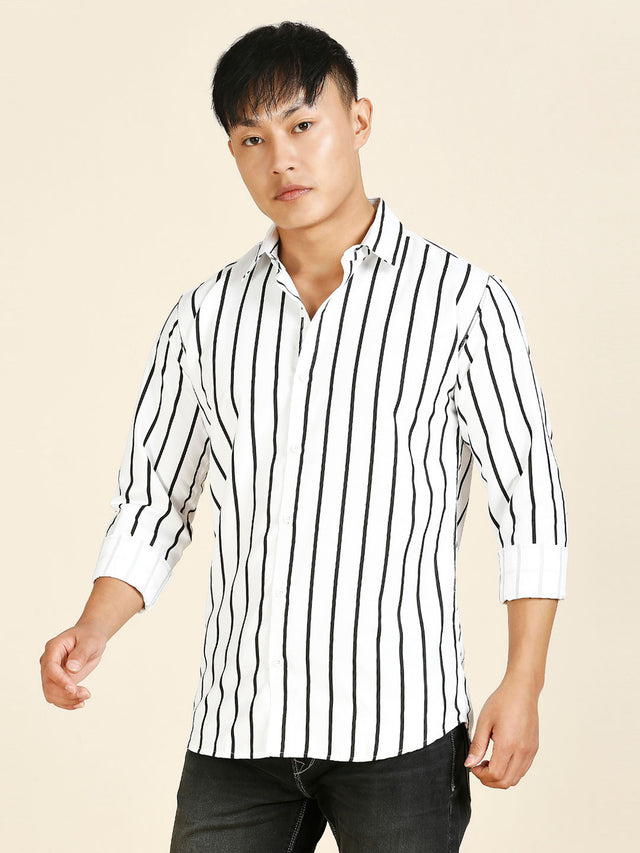 Bohemian Striped Men's Shirt — TryBuy®