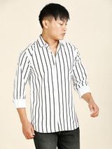 Bohemian Striped Men's Shirt 5