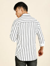 Bohemian Striped Men's Shirt 6