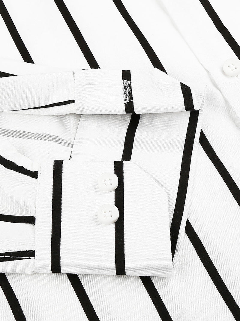 Bohemian Striped Men's Shirt 3
