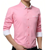 Designer Pink Men's Shirt 1