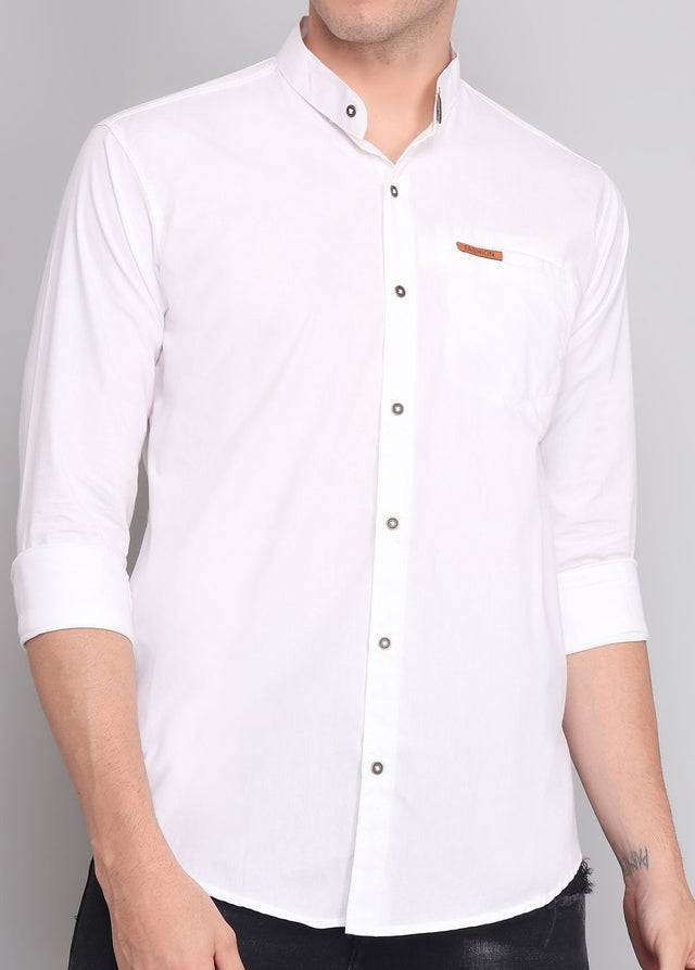 White Lee Casual Shirt for Men — TryBuy®