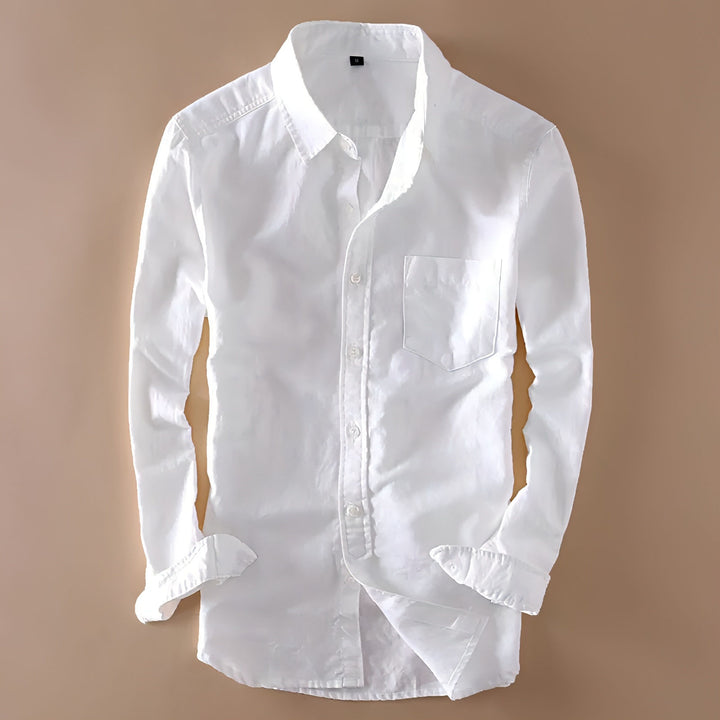 Exclusive Trending White Linen Cotton Casual Shirt for Men