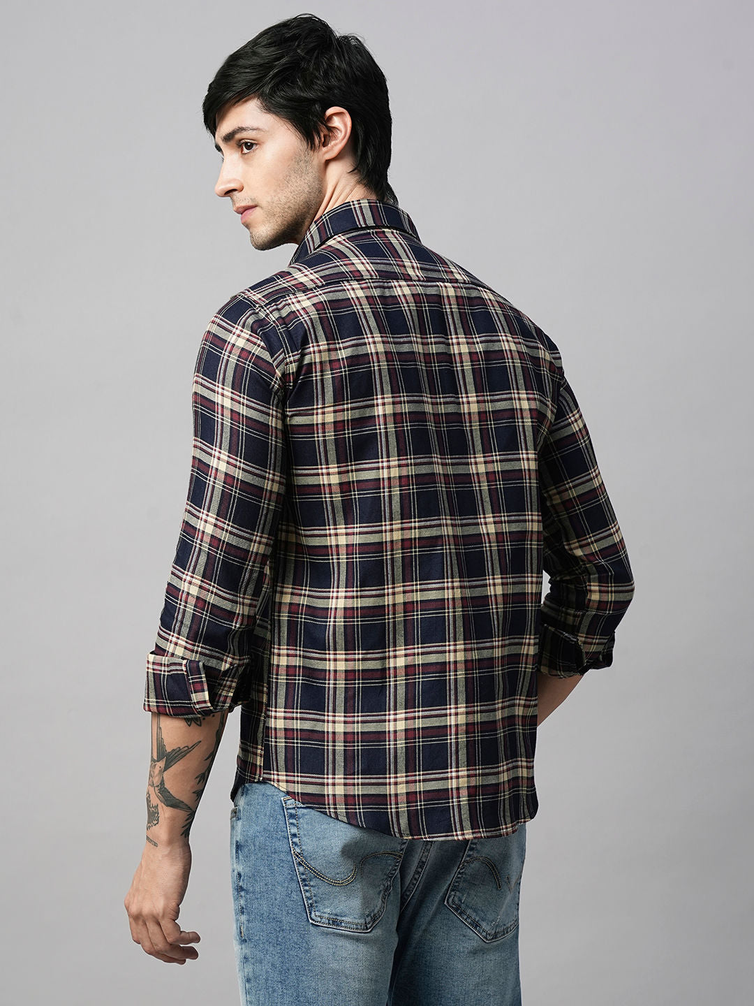 Max Cotton Checked Shirt for Men