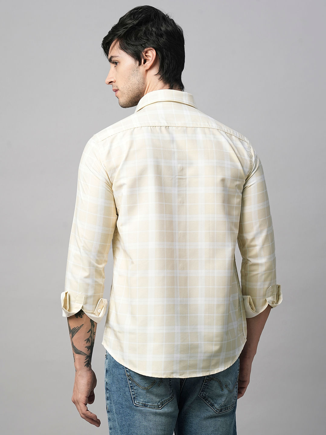 Verona Checked Cotton Shirt for Men