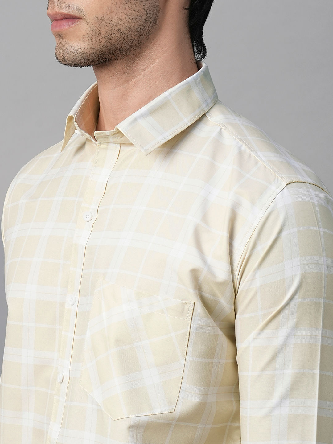 Verona Checked Cotton Shirt for Men