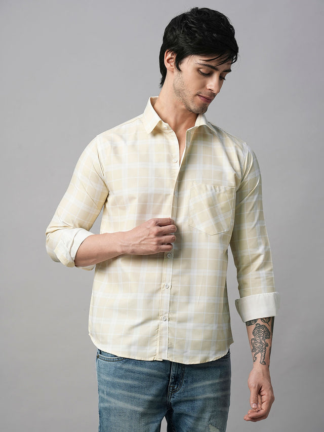 Verona Checked Cotton Shirt for Men