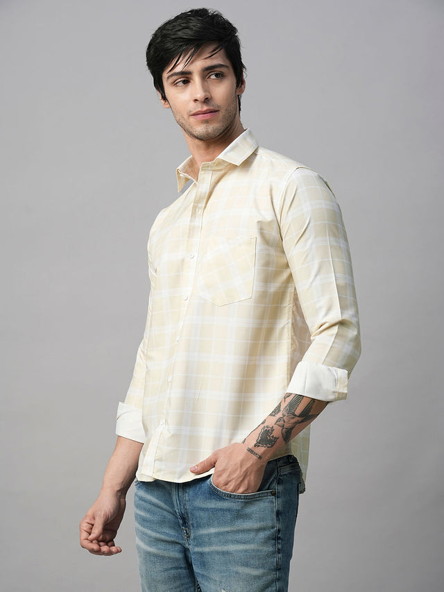 Verona Checked Cotton Shirt for Men