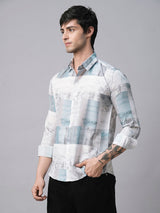 Denain Abstract Printed Shirts for Men 6