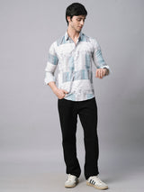 Denain Abstract Printed Shirts for Men 5