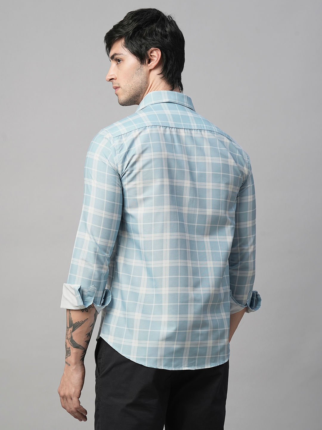 Light Cotton Checked Shirt for Men