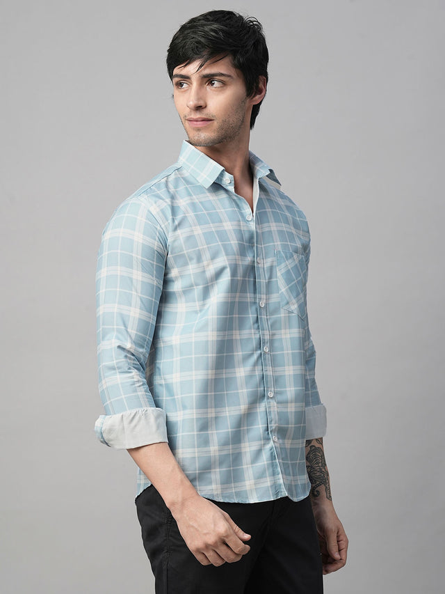 Light Cotton Checked Shirt for Men