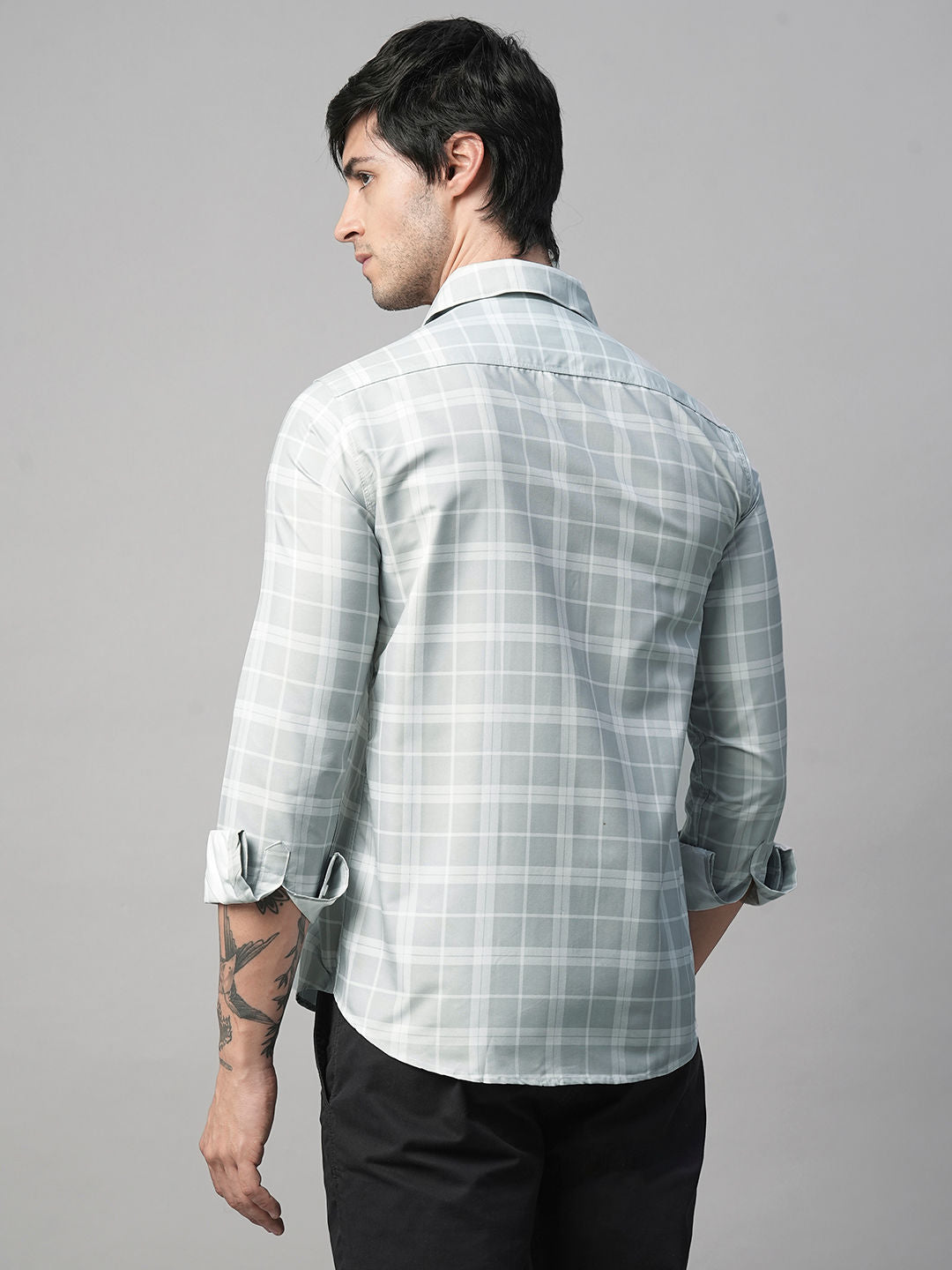 Capture Cotton Checked Shirt for Men