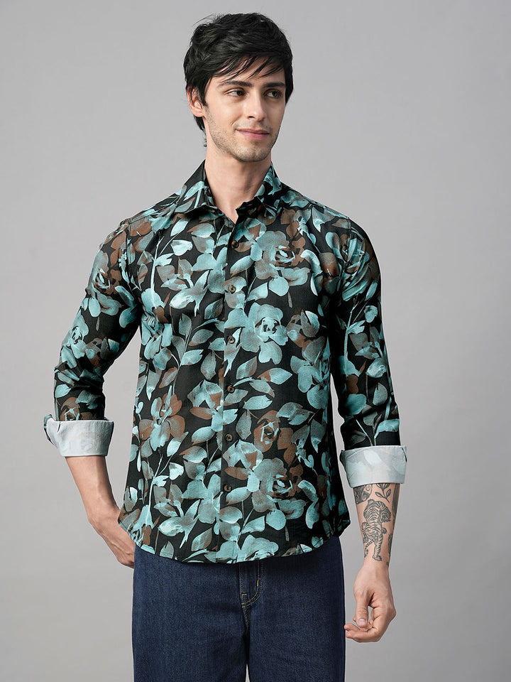 Barletta Abstract Printed Shirts for Men