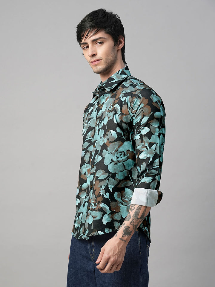 Barletta Abstract Printed Shirts for Men