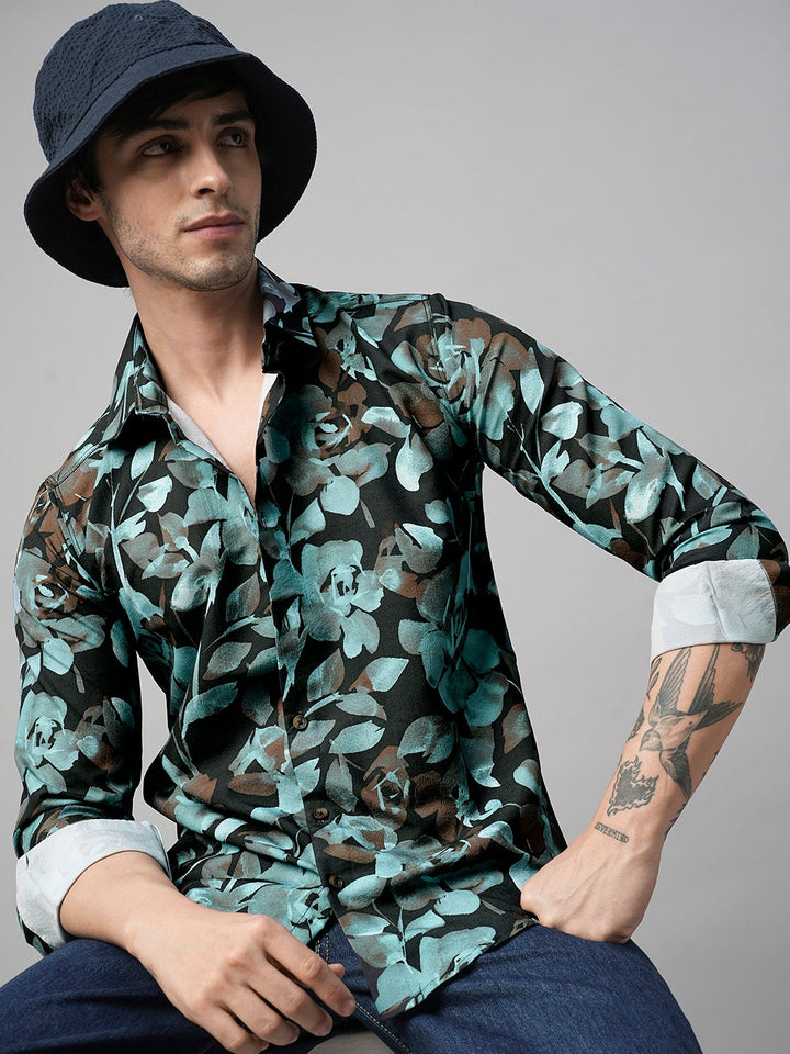 Barletta Abstract Printed Shirts for Men