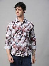 Arezzo Abstract Printed Shirts for Men 3