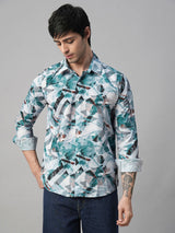 Monza Abstract Printed Shirts for Men 5