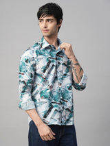 Monza Abstract Printed Shirts for Men 3