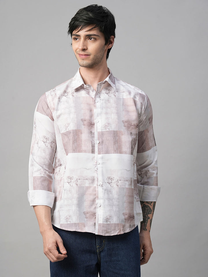 Messina Abstract Printed Shirts for Men