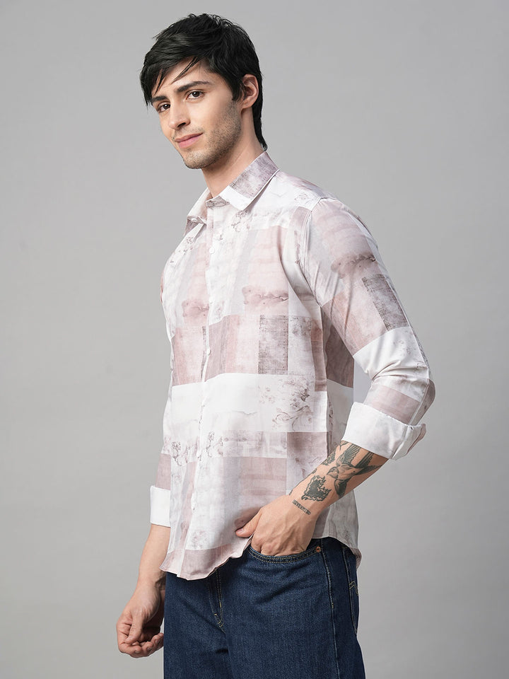 Messina Abstract Printed Shirts for Men