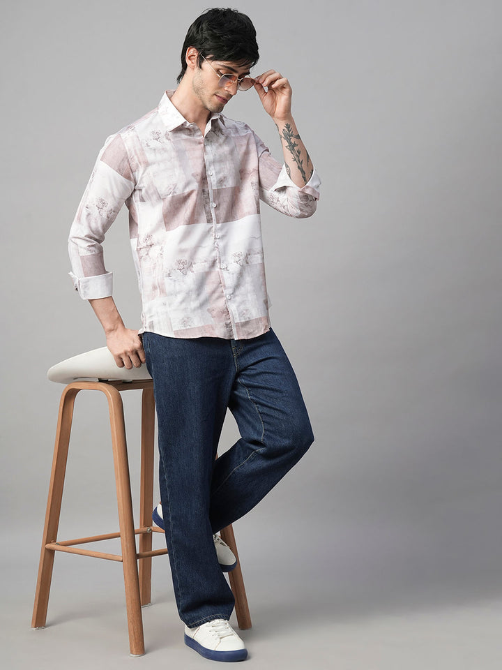 Messina Abstract Printed Shirts for Men